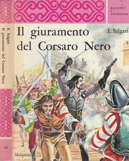 Il giuramento del Corsaro Nero - Emilio Salgari - copertina