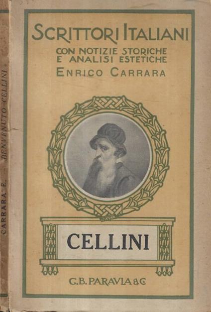 Benvenuto Cellini - E. Carrara - copertina