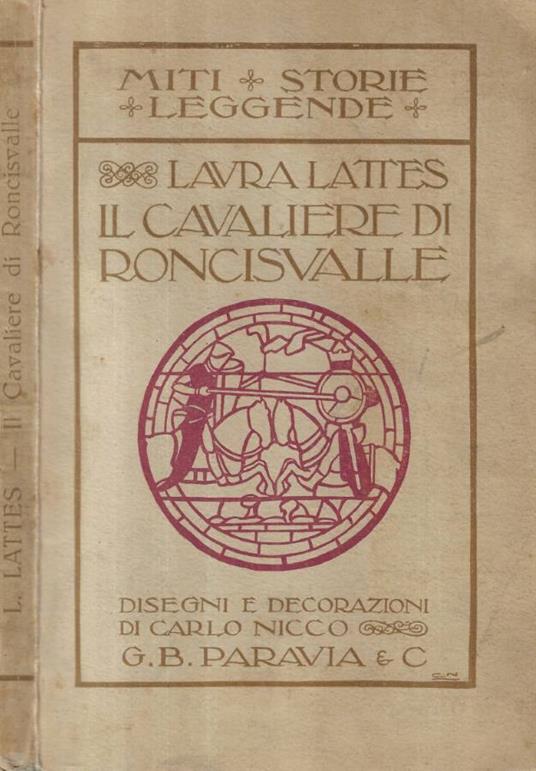 Il cavaliere di Roncisvalle - copertina