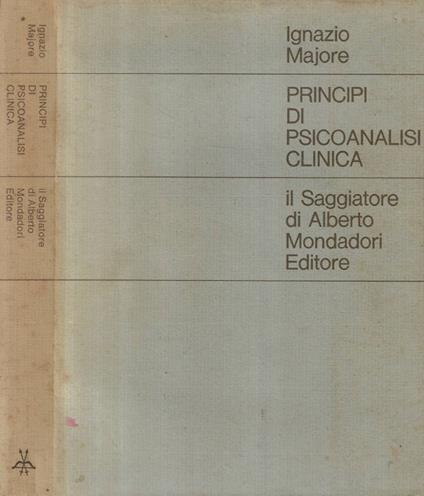 Principi di psicoanalisi clinica - Ignazio Majore - copertina