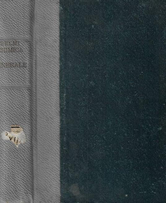 Principii elementari di chimica minerale - Francesco Selmin - copertina