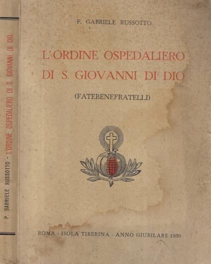 L'ordine ospedaliero di S. Giovanni - copertina