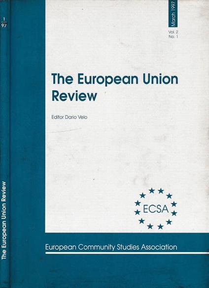 The European Union Review vol 2, n 1, marzo 1997 - copertina