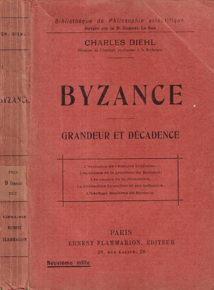 Byzance - Charles Diehl - copertina