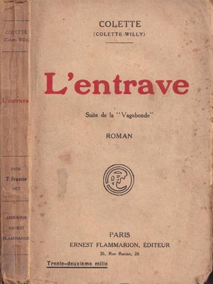 L'entrave - copertina