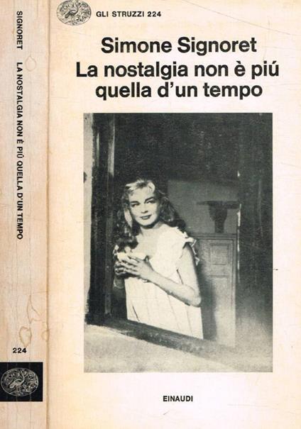 La nostalgia non è più quella di un tempo - Simone Signoret - copertina