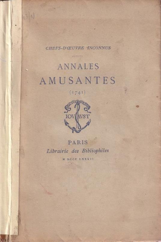 Les annales amusantes - copertina