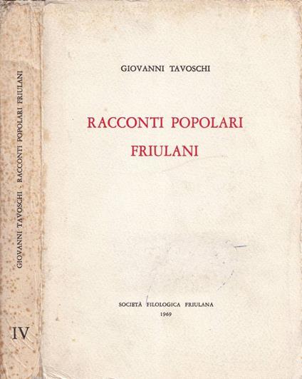 Racconti popolari friulani - copertina