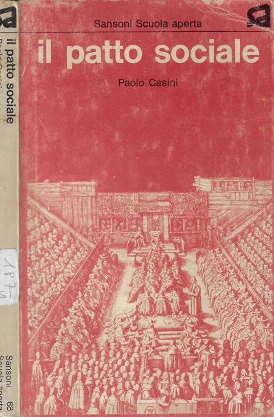 Il patto sociale - Paolo Casini - copertina