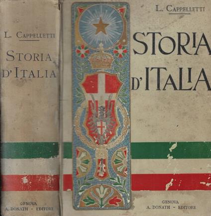 Storia d'Italia - Licurgo Cappelletti - copertina