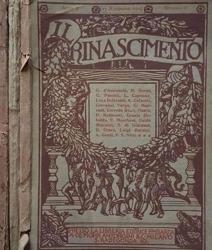 Il Rinascimento. Anno I. N. I, 15 Novembre; N. II, 1 Dicembr - copertina
