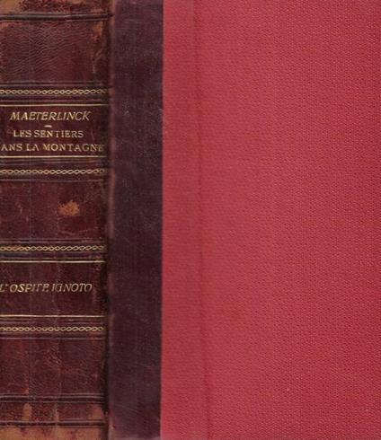 Les sentiers dans la montagne - Maurice Maeterlinck - copertina
