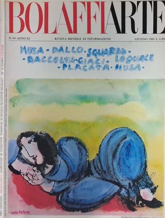 BolaffiArte. Rivista mensile di informazioni. Anno XI. N. 99 - copertina