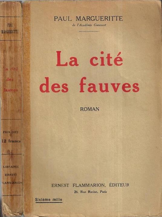 La cité des fauves - Paul Margueritte - copertina