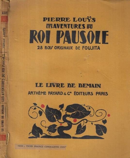 Les aventures du Roi Pausole - Pierre Louÿs - copertina