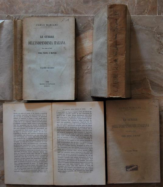 Le Guerre Dell''Ndipendenza Italiana Dal 1848 Al 1870. Storia Politica E Militare - Carlo Mariani - copertina