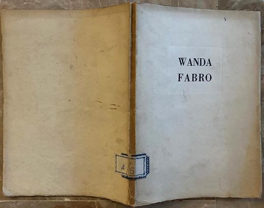 In Memoria Di Wanda Fabro - copertina