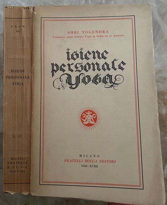 Igiene Personale Yoga - Shri Yogendra - copertina