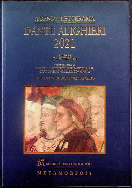 Agenda letteraria Dante Alighieri 2019. Con la collaborazione di Alessandro Masi - Gianni Rizzoni - copertina