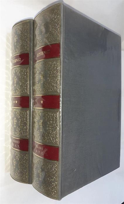 Scritti filosofici. Vol.I-II. Vol.I: Scritti di metafisica - Saggi di teodicea. Vol.II: Nuovi saggi sull'intelletto umano e Saggi preparatori - Scritti vari - Lettere - Gottfried Wilhelm Leibniz - copertina