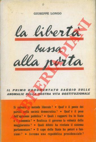 La libertà bussa alla porta - Giuseppe Longo - copertina