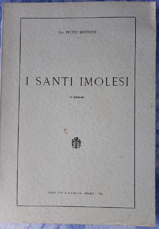 I Santi Imolesi1964) - copertina