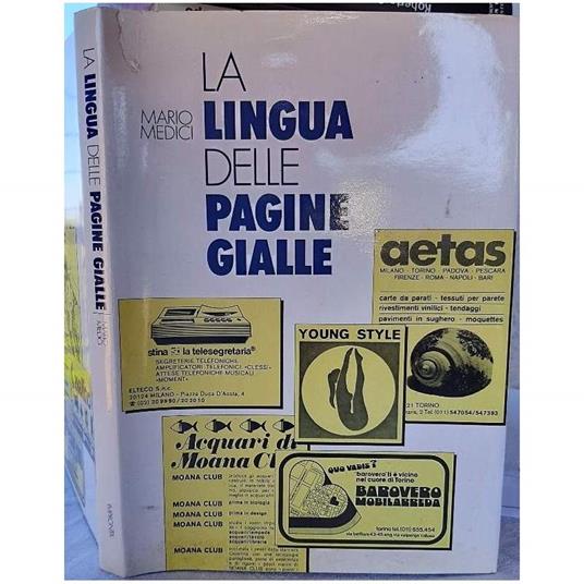 La Lingua Delle Pagine Gialle - Mario Medici - copertina