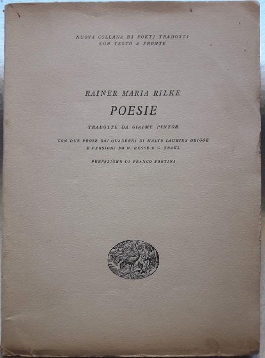Poesie(rilke) - copertina