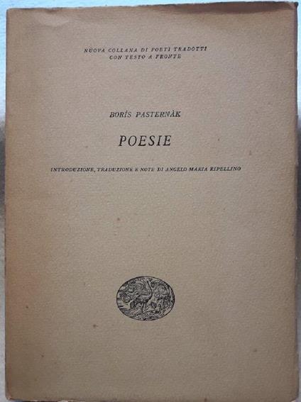 Poesie(pasternak) - Boris Pasternak - copertina