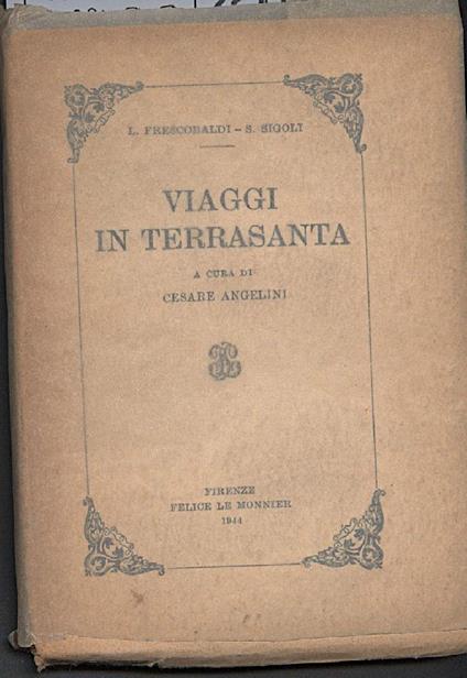 Viaggi in Terra Santa - copertina
