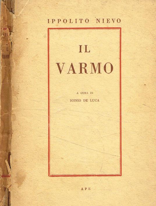 Il varmo - Ippolito Nievo - copertina