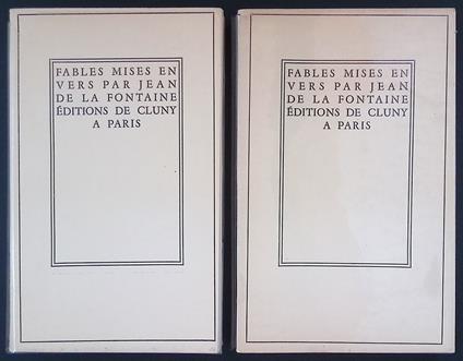 Fables mises en vers par Jean De La Fontaine. Tome I-II - Jean de La Fontaine - copertina