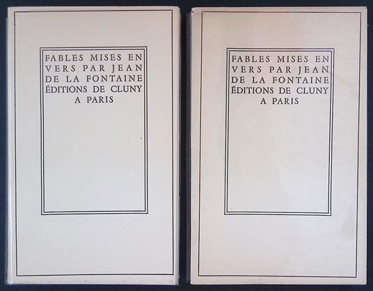 Fables mises en vers par Jean De La Fontaine. Tome I-II - Jean de La Fontaine - copertina