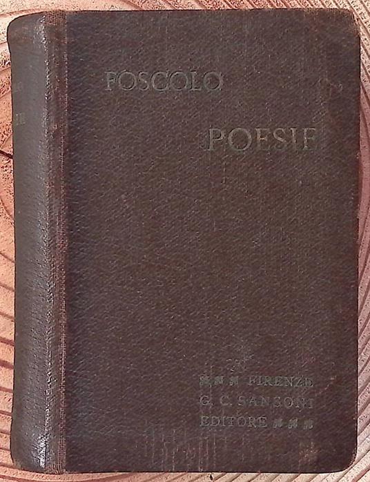 Le poesie di Ugo Foscolo - copertina