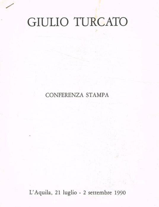 Giulio Turcato - Gérard-Georges Lemaire - copertina