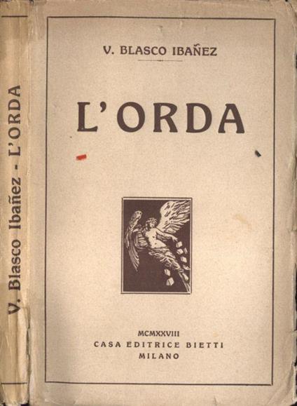 L' orda - Vicente Blasco Ibáñez - copertina