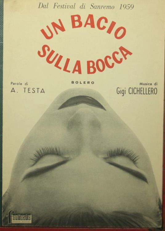 Un bacio sulla bocca - copertina