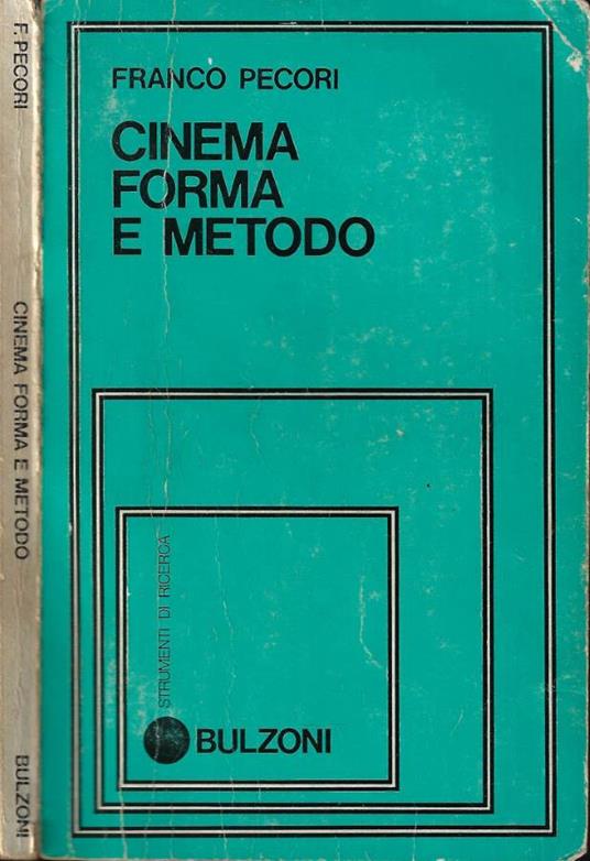 Cinema forma e metodo - Franco Pecori - copertina