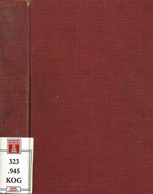 A political history of Postwar Italy - Norman Kogan - copertina