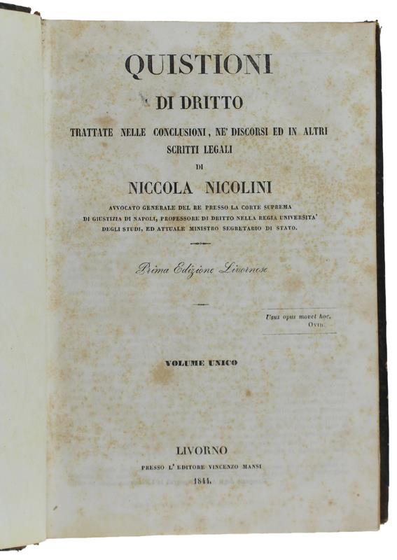 Bergoglio Libri d'Epoca Snc