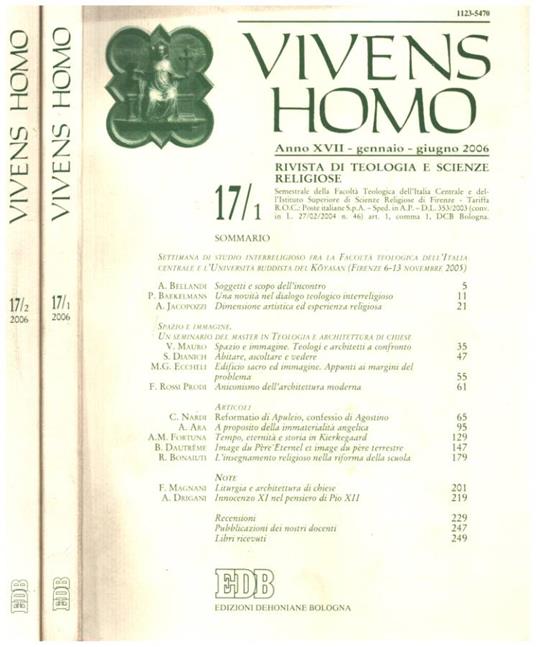 Vivens Homo - 2006 - copertina