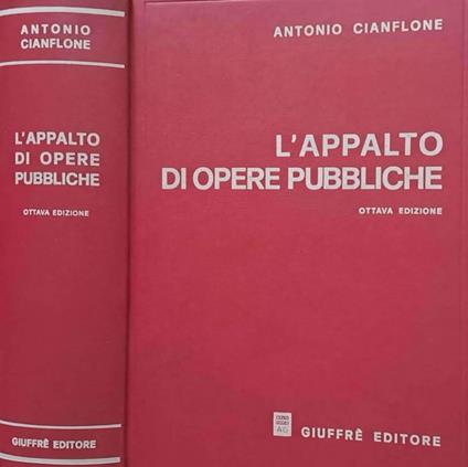 L' appalto di opere pubbliche - copertina
