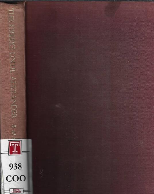 The Greeks until Alexander - copertina
