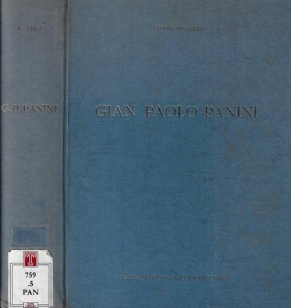 Gian Paolo Panini - Ferdinando Arisi - copertina