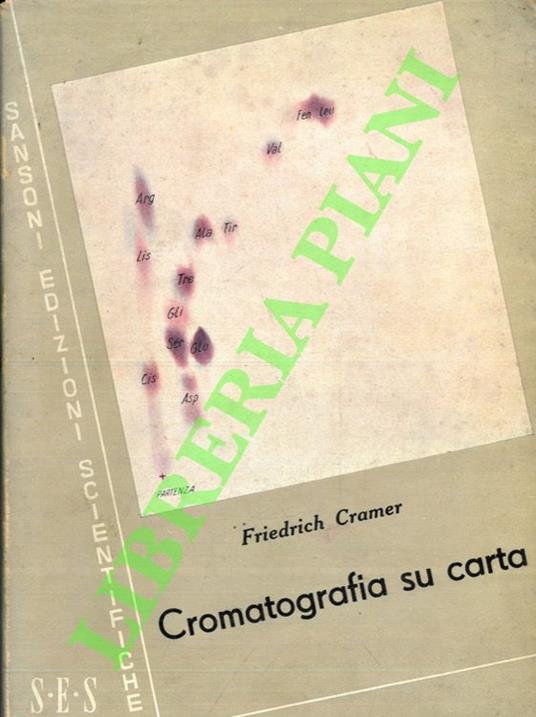 Cromatografia su carta - Friedrich Cramer - copertina
