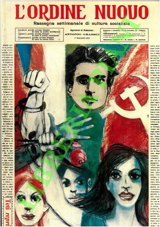 L' Ordine nuovo. 1919-1920. 1924-1925. Rassegna settimanale di cultura socialista. Segretario di redazione : Antonio Gramsci - copertina
