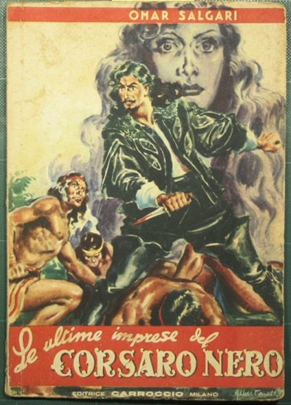 Le ultime imprese del Corsaro nero - Omar Salgari - copertina