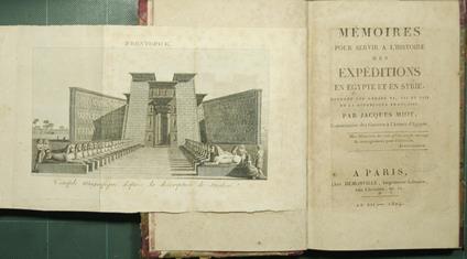 Memoires pour servir a l'histoire des expeditions en Egypte et en Syrie - copertina