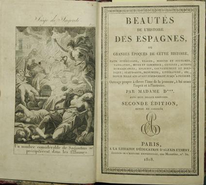 Beautes de l'histoire des Espagnes, ou Grandes epoques de cette histoire - copertina