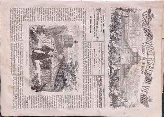 L' Esposizione Universale di Vienna del 1873 illustrata - Dispensa n.78 - copertina